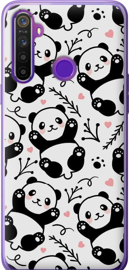 Чехол на Realme 6i Панды (4318t-2059-42517)