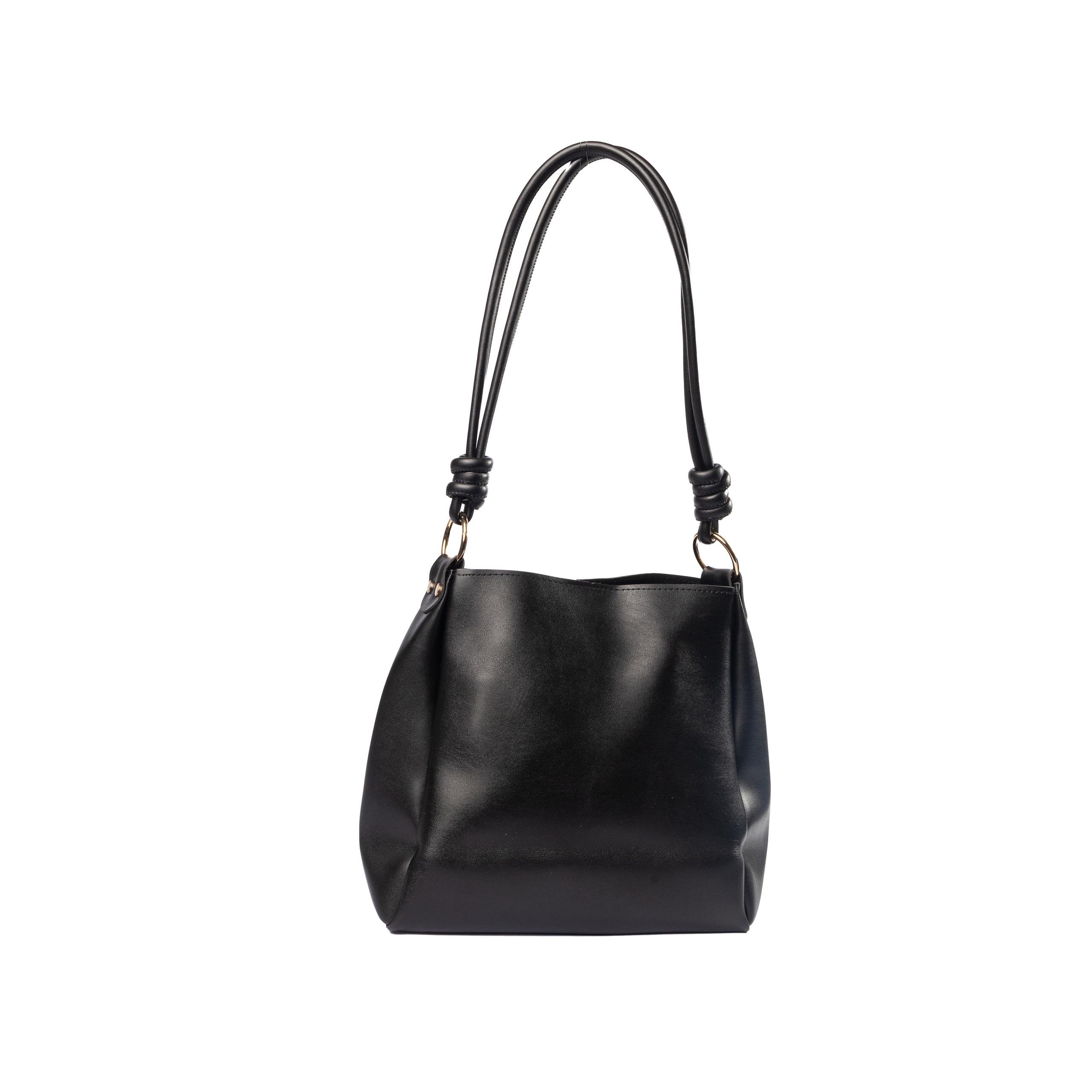 Сумка женская стильная элегантная из качественной искусственной кожи Черный