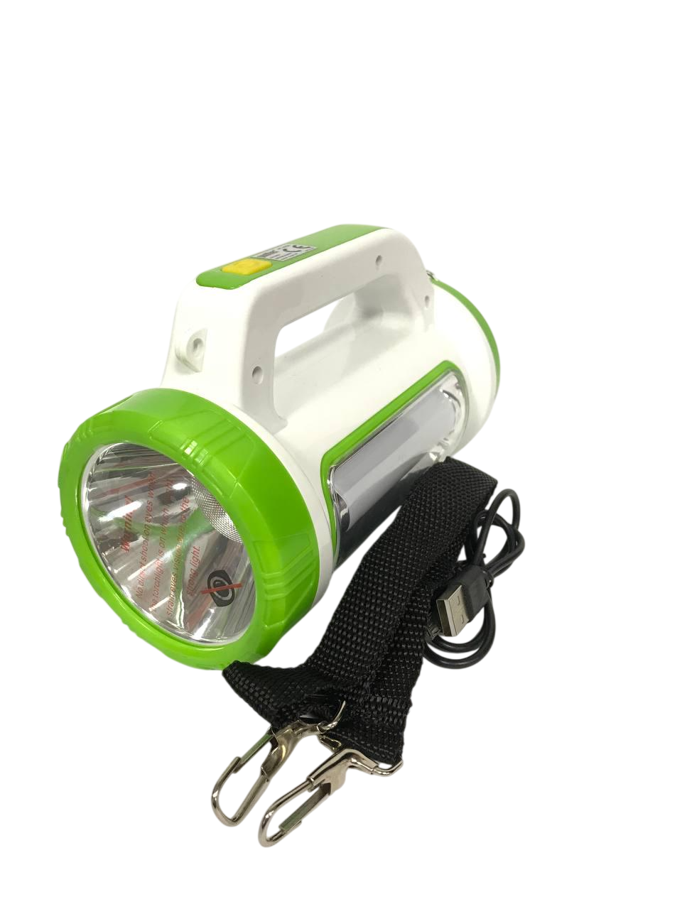 Фонарик светодиодный портативный в руку Panther PT-8158 micro usb charge Green (000542914)