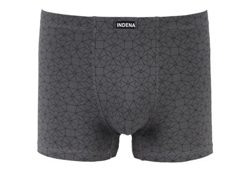 Мужские боксеры стрейчевые INDENA 2XL р. 48-50 2 шт. Темно-серый (81008)