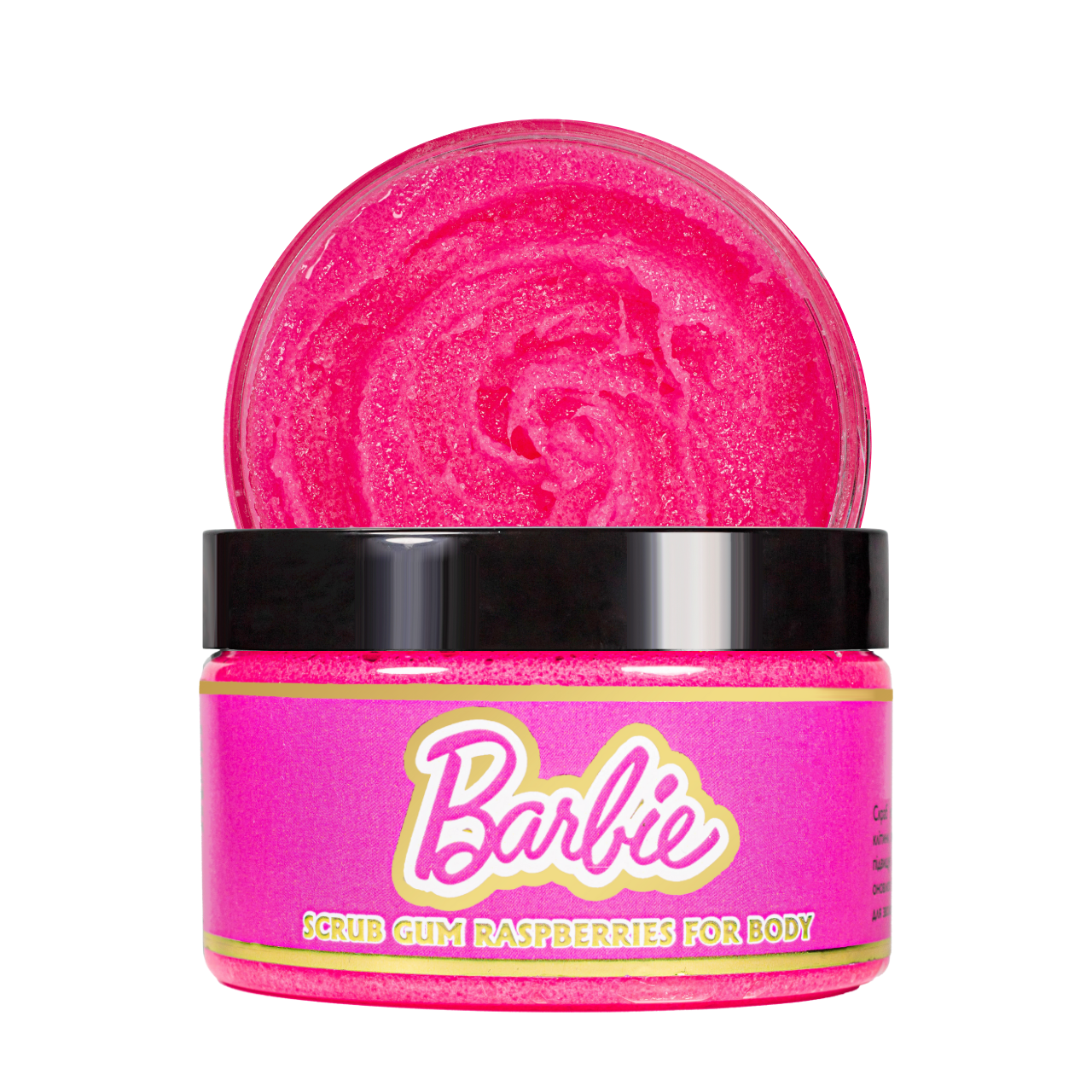 Cкраб жуйка для тіла Top Beauty Barbie з ароматом малини 250 мл