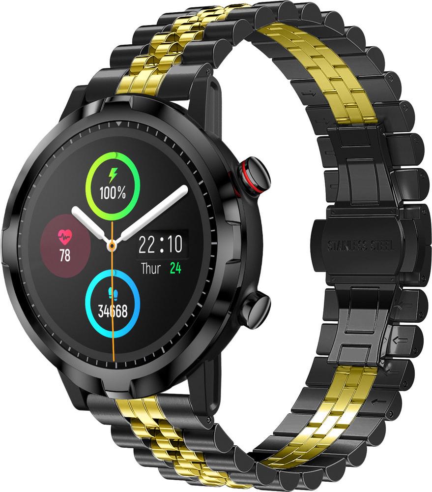 Браслет металлический Stech Line для Haylou Smart Watch RT LS05S Black Gold (29156-02) Браслет металлический Stech Line для Haylou Smart Watch RT LS05S Black Gold (29156-02)