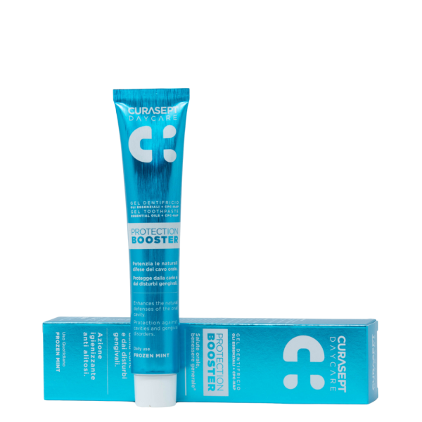 Зубная паста CURASEPT DAYCARE PROTECTION BOOSTER FROZEN MINT комплексное действие 75 мл