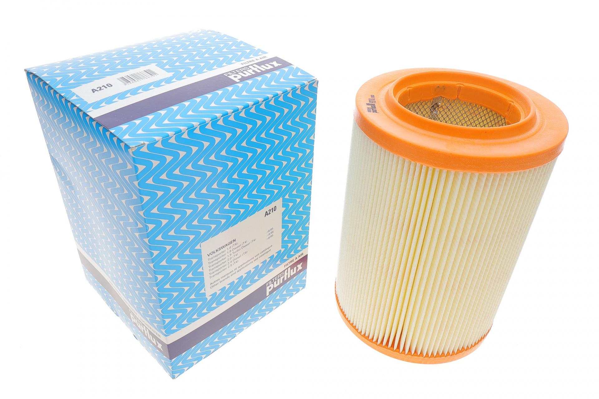 Фильтр воздушный PURFLUX для VW T4 91-96 бочка- (A210)