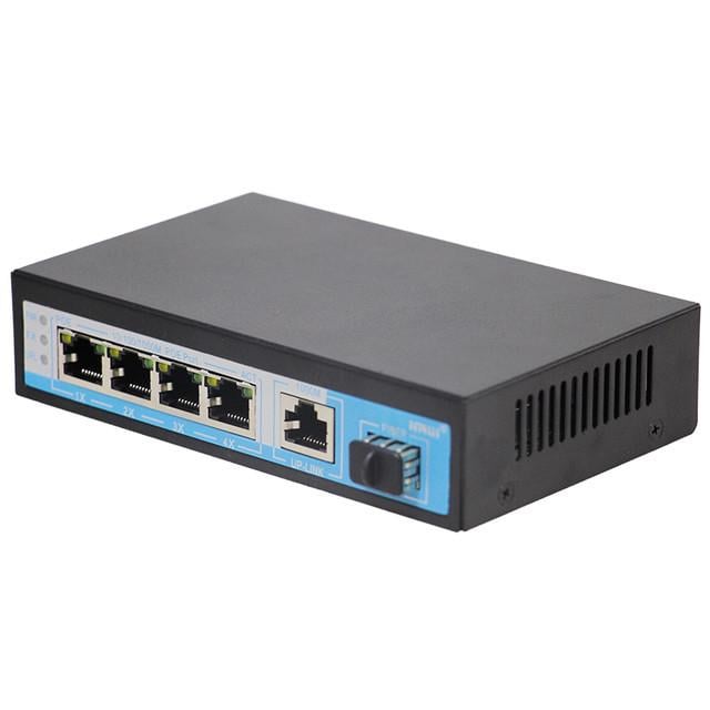 Комутатор POE HongRui HR901-AFG-411S 6-портовий Комутатор POE HongRui HR901-AFG-411S 6-портовий