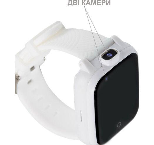 Смарт-часы детские AmiGo GO006 GPS 4G WIFI White (59327) - фото 2