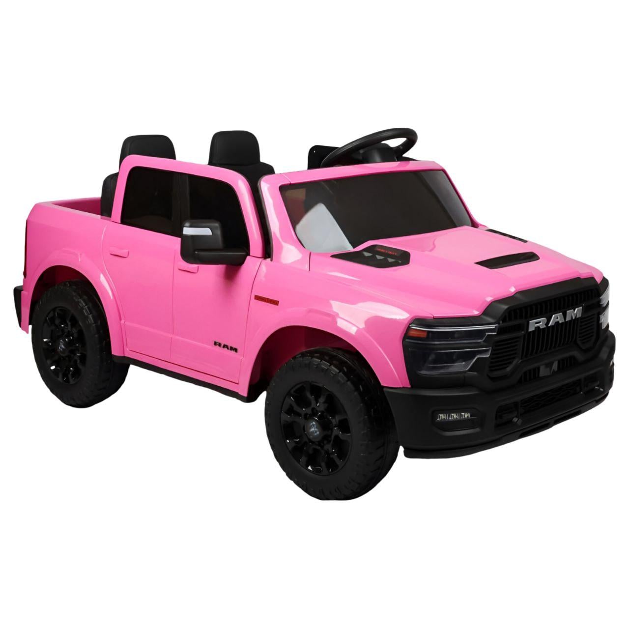 Детский электромобиль RM-7330-4 в стиле Dodge Ram 24V 2 мотора по 45W двухместный Bluetooth Розовый (34953719)