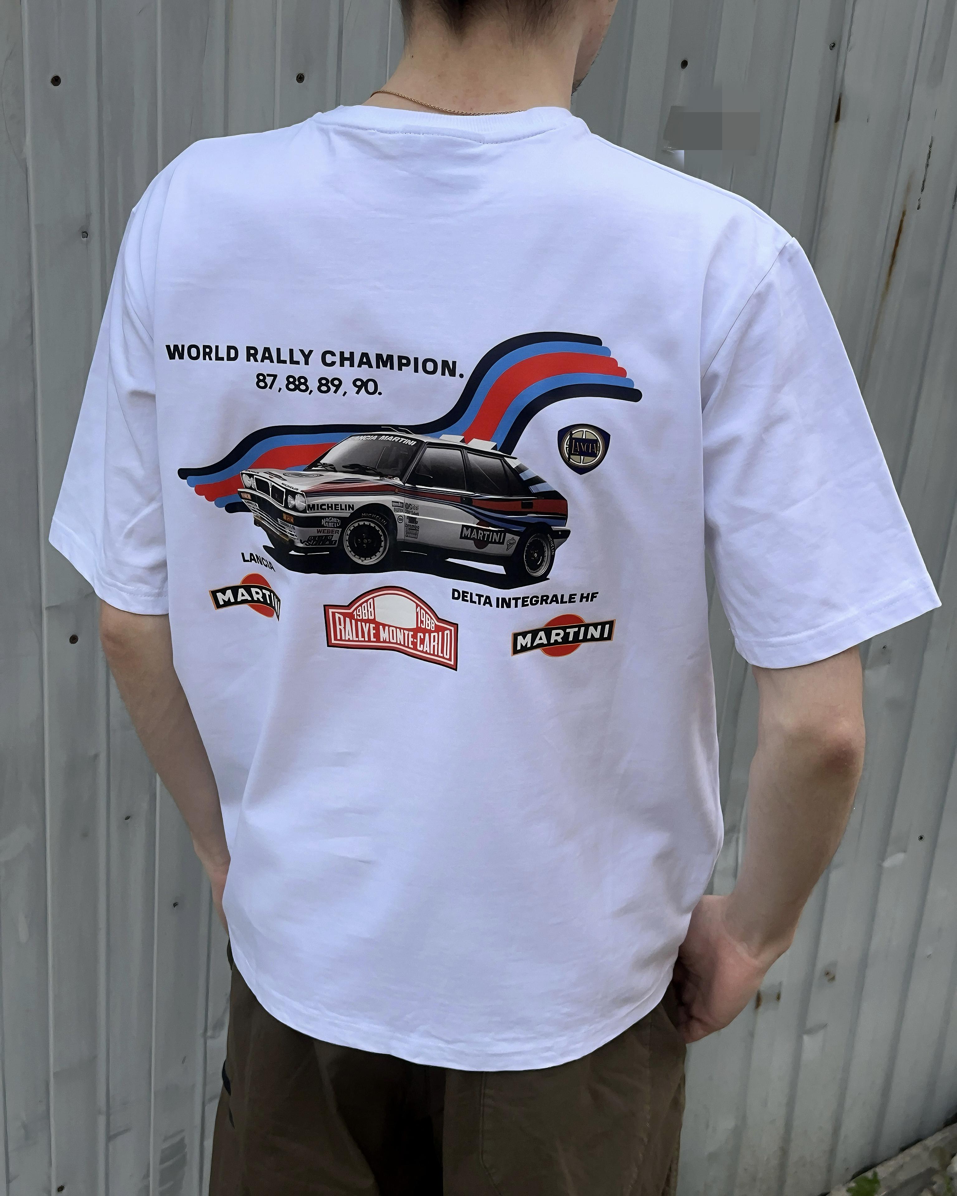 Футболка MEAN LTD Lancia Delta Integrale S Белый (MLD0017001) - фото 3