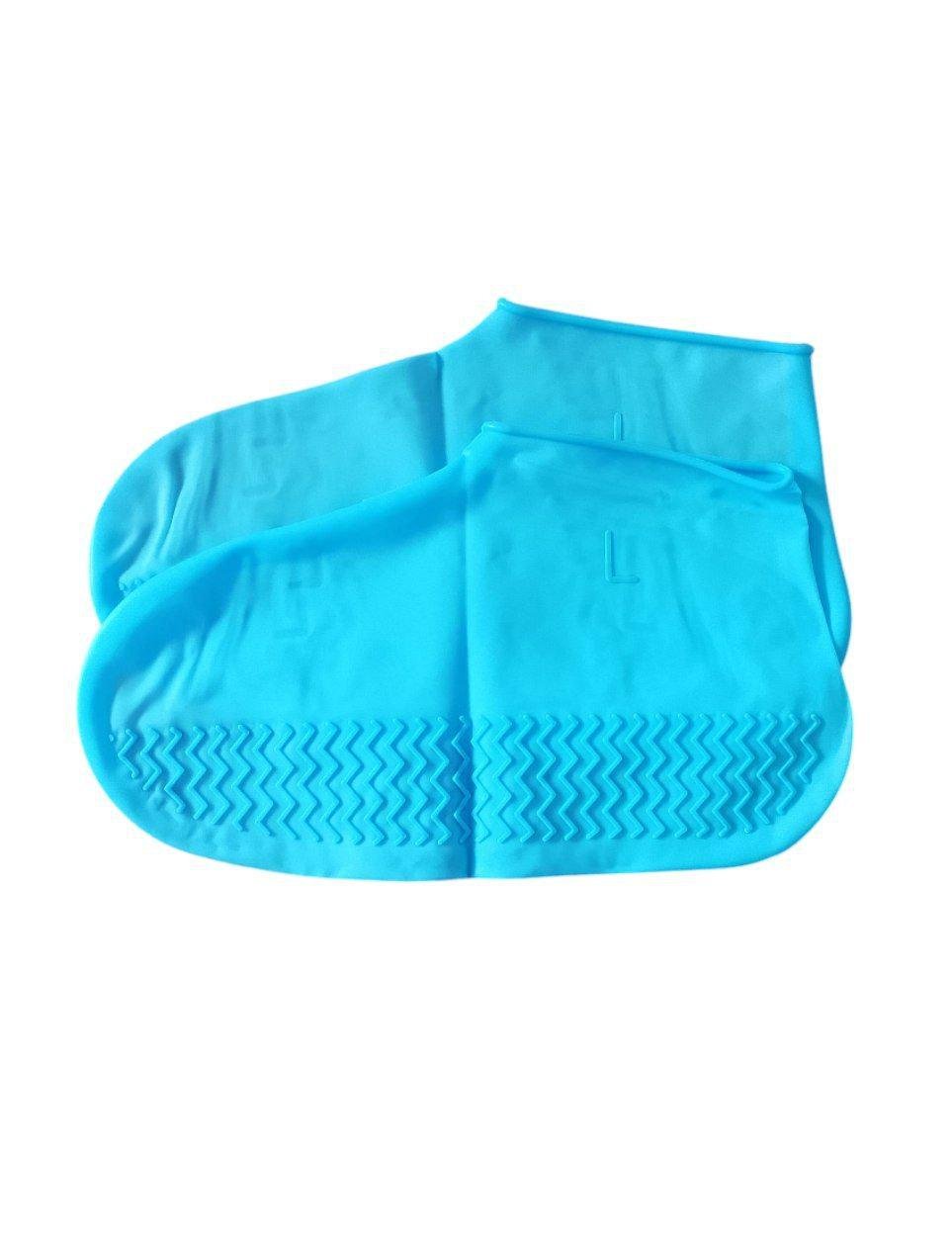 Бахіли силіконові водонепронекні L Блакитний (32) - фото 1 Бахіли силіконові водонепронекні L Блакитний (32) - фото 1