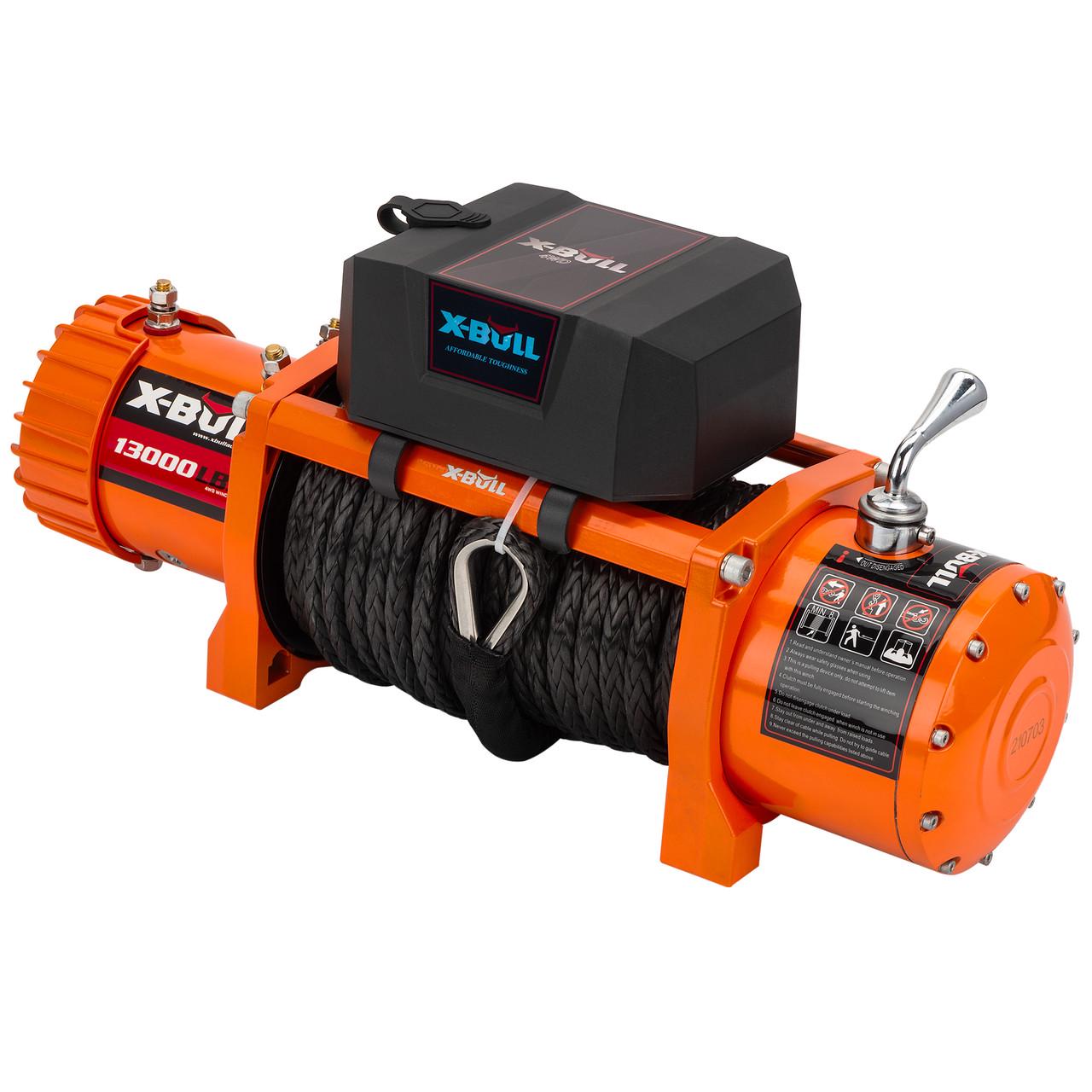 Лебідка автомобільна електрична X-Bull з синтетичною мотузкою - фото 2