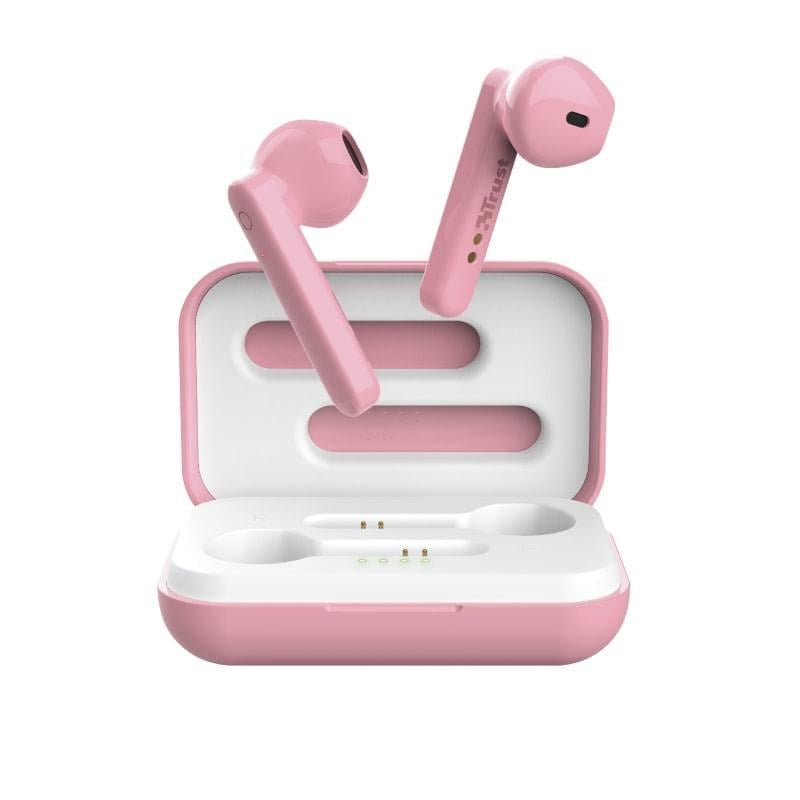 Наушники беспроводные Trust Primo Touch True Wireless в кейсе Розовый (23782_TRUST)