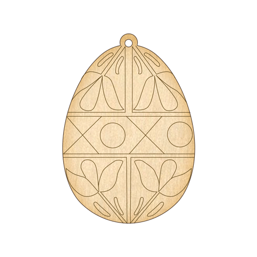 Заготівля з фанери №204 Пасхальне яйце-42 (5919)