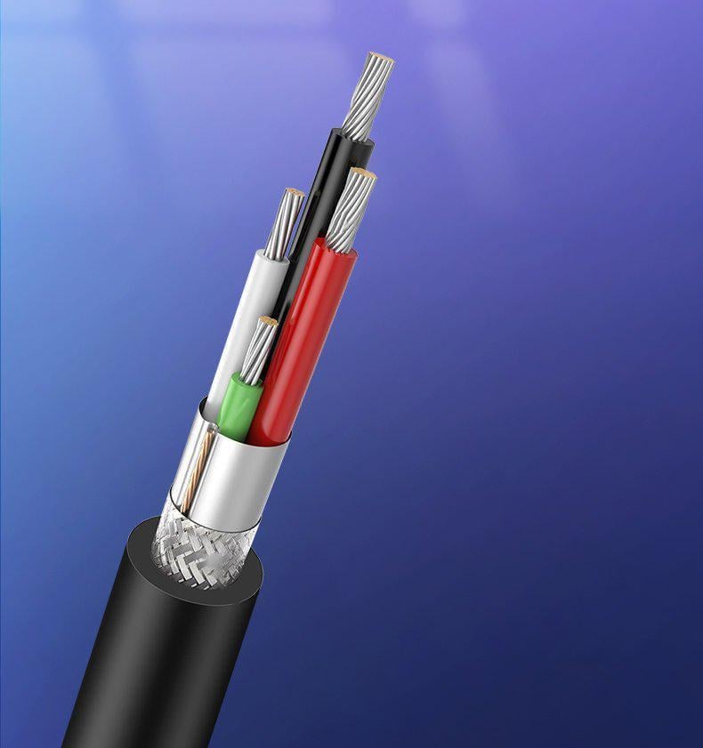 Кабель для принтера UGREEN USB-USB Type-B 2.0 480 Мбіт/с 2A USB-A на USB-B 3 м Чорний (10351) - фото 11