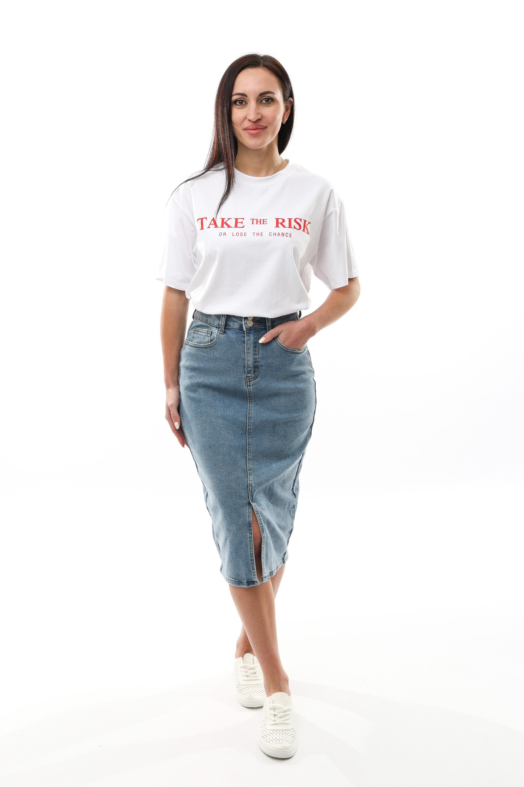 Юбка джинсовая женская est. 1991 M Синий (277550-M)