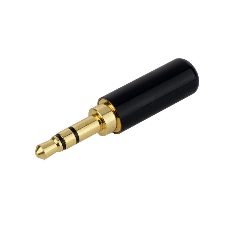 Штекер mini Jack 3,5 стерео 3 pin Черный (A139010) Штекер mini Jack 3,5 стерео 3 pin Черный (A139010)