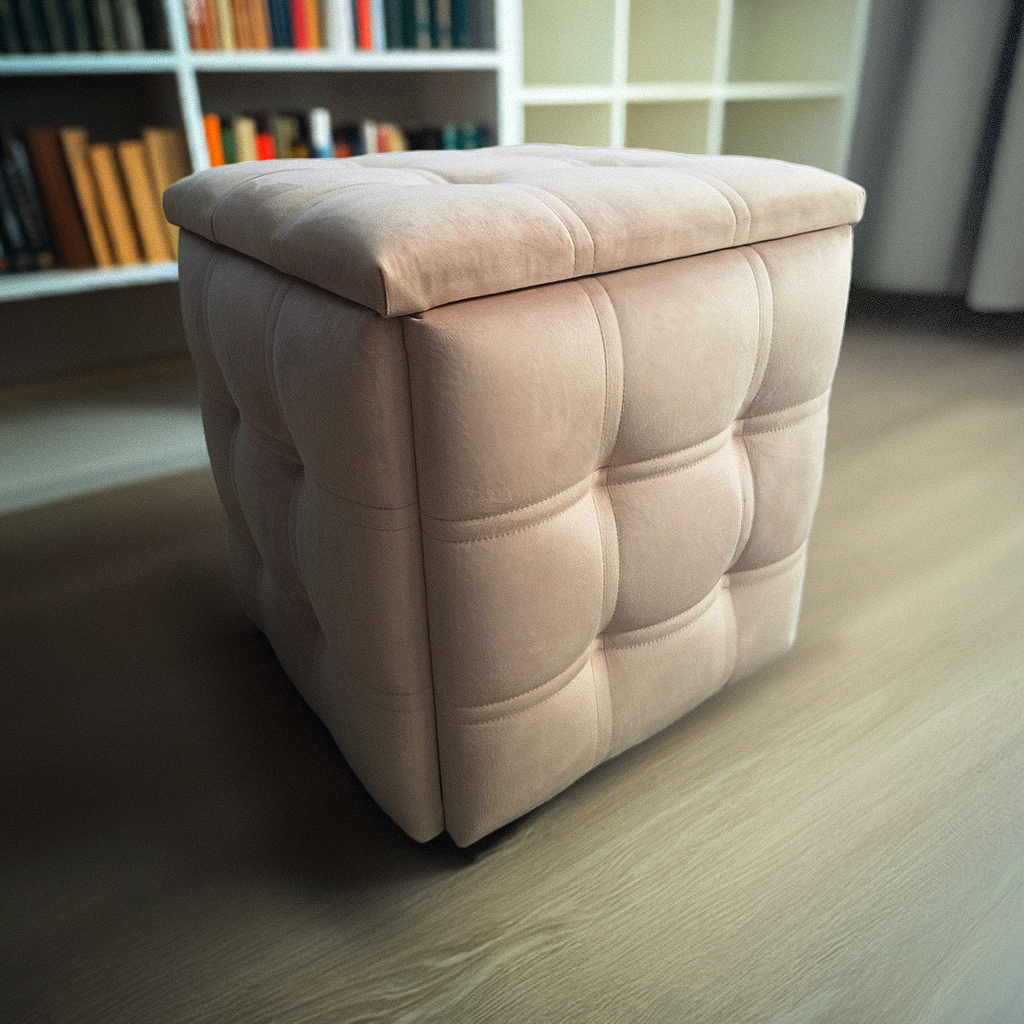 Пуф-трансформер Алмант Люкс 5в1 201 50х50х50 см Бежевий - фото 1