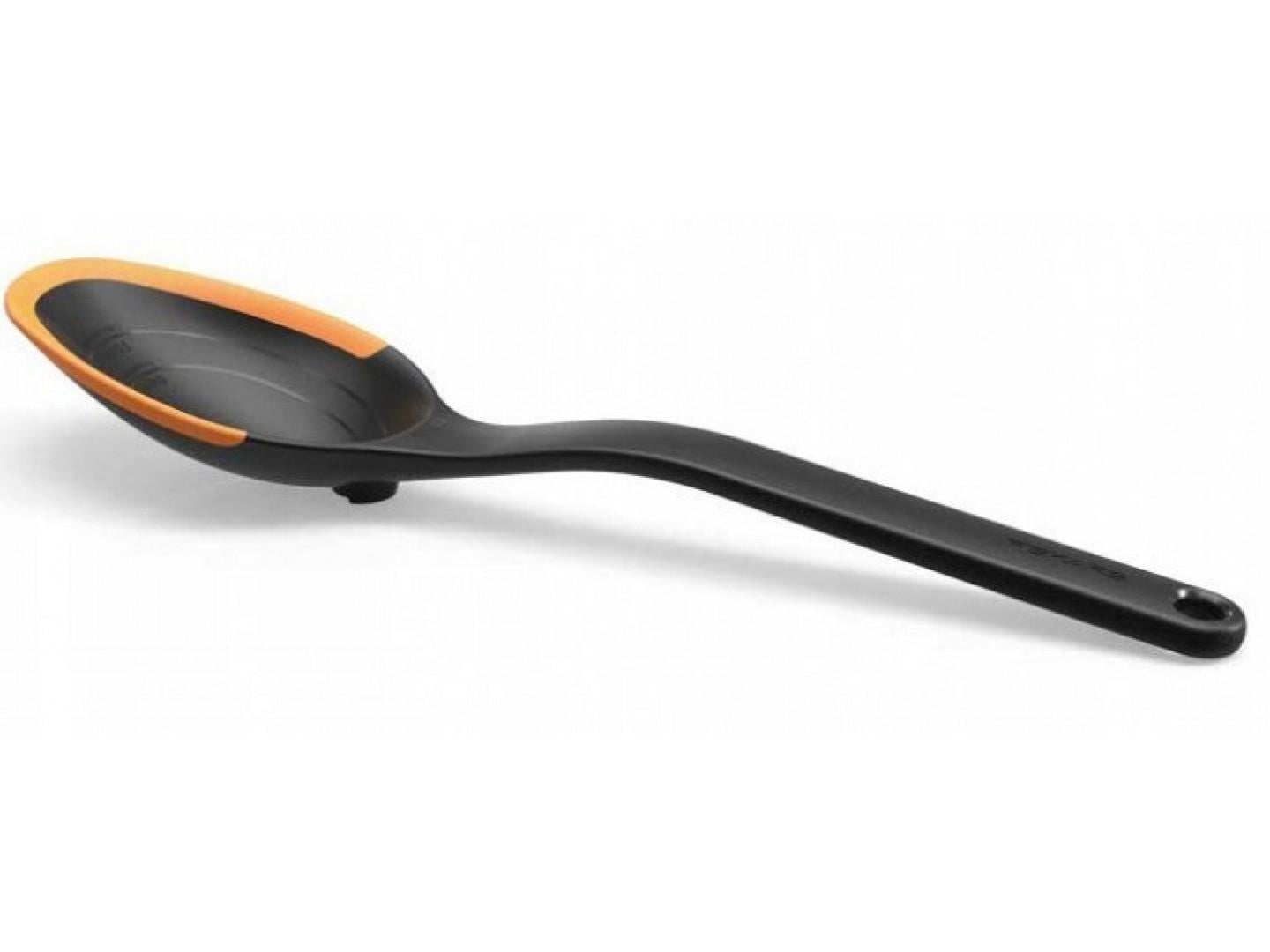 Ложка поварская Fiskars Functional Form Черный с оранжевым (1027299)