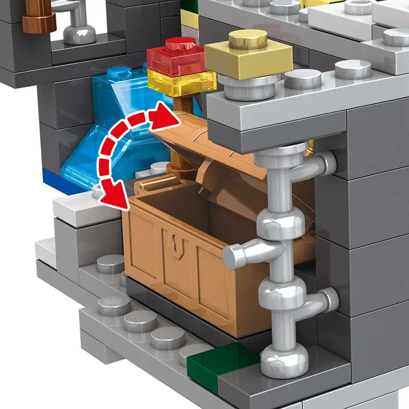 Конструктор Minecraft My World Портал в край з фігурками для дітей 437 дет. - фото 5 Конструктор Minecraft My World Портал в край з фігурками для дітей 437 дет. - фото 5