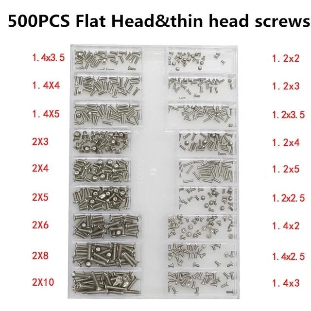 Набір гвинтів для ноутбука M2/M2,5/M3 18 типів 500 шт. (697845) - фото 6 Набір гвинтів для ноутбука M2/M2,5/M3 18 типів 500 шт. (697845) - фото 6