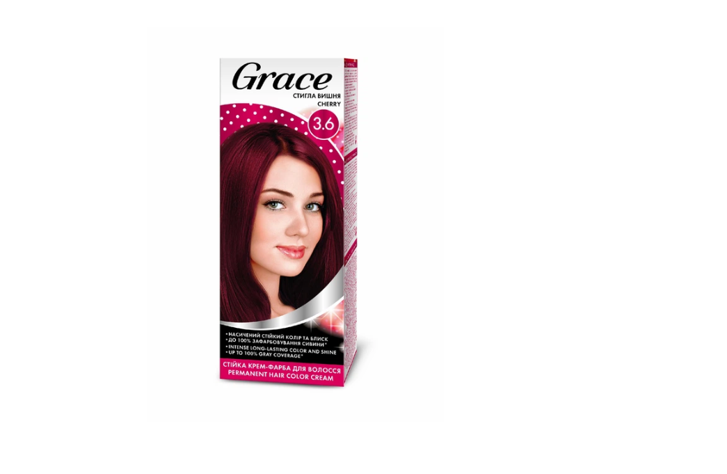 Крем-краска для волос Grace Спелая вишня 3,6 120 мл