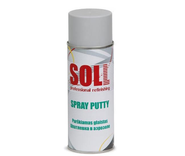 Шпаклівка SOLL Spray Putty 0,4 л Сірий (000033236) - фото 1