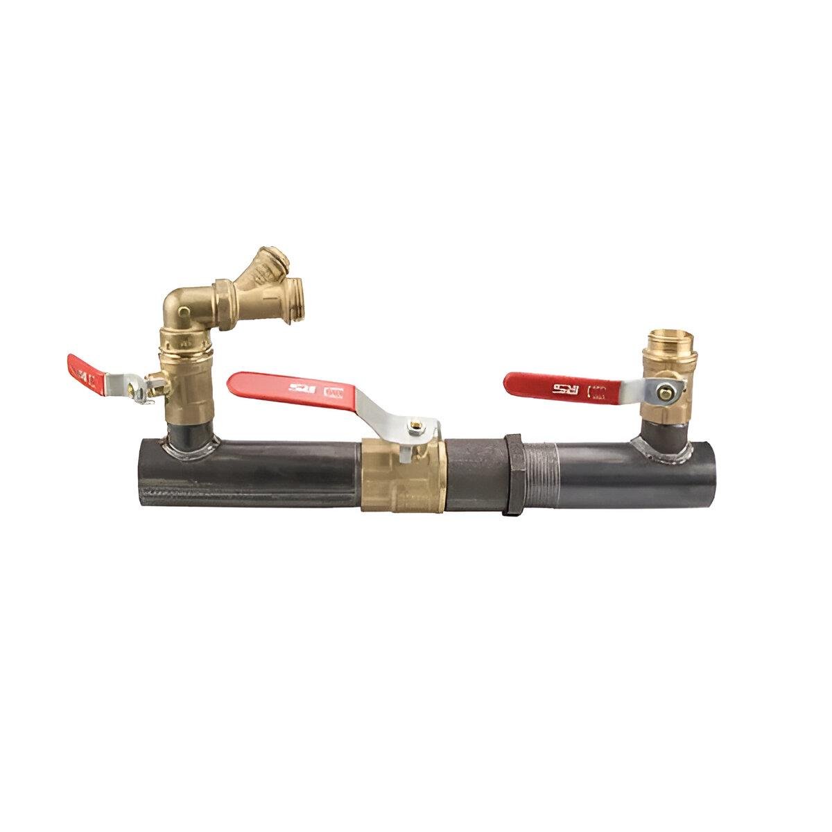 Байпас короткий STA 40 с полнопроходным краном 1 1/2" 200 мм (SQ-1013358)