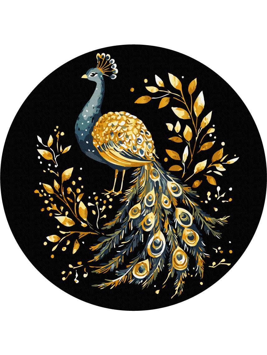 Картина по номерам Brushme Павич d 30 см (RCB00114M)