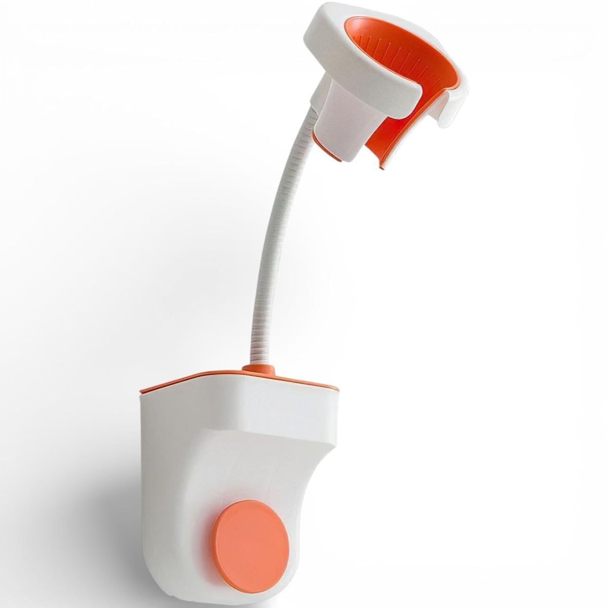 Держатель для фена Hole free blower frame Белый с оранжевым (3968)