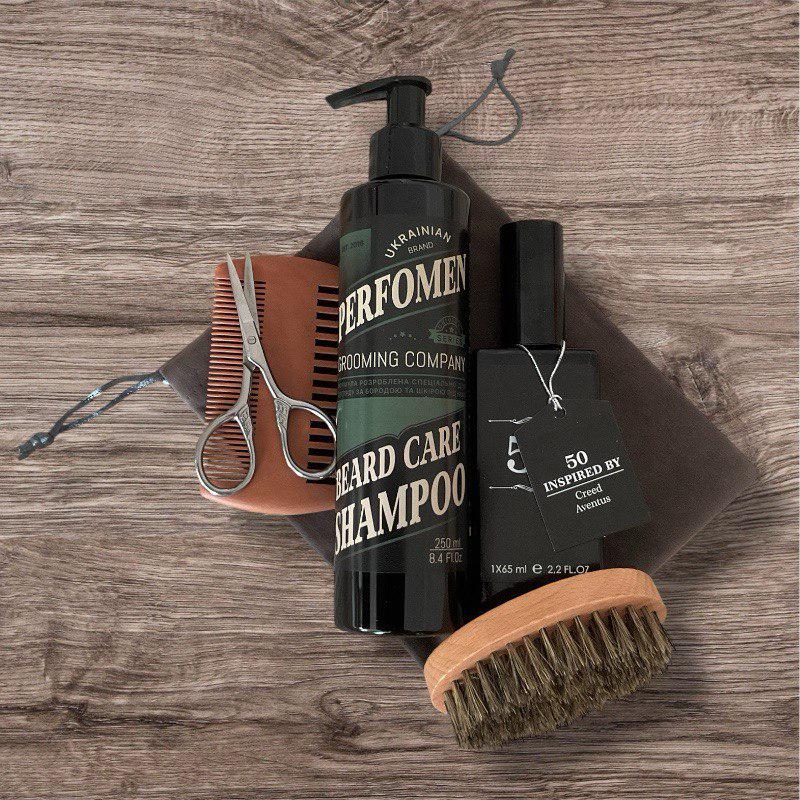 Набор по уходу за бородой и телом шампунь PerfomeN/парфюм Creed Aventus (0006М) - фото 2