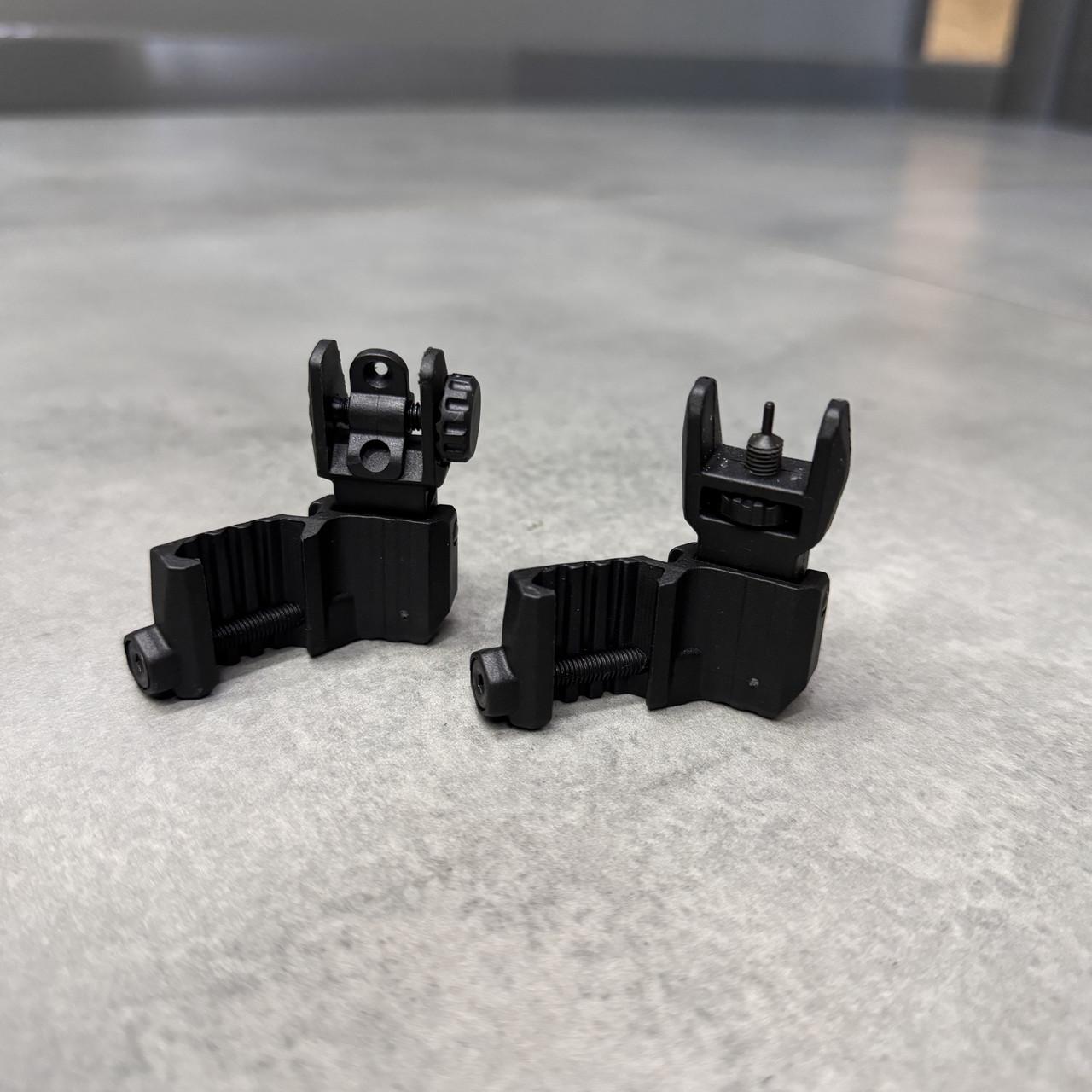 Мушка и целик DLG Tactical DLG-184 45° низкие складные на планку Picatinny (245540) - фото 4 Мушка и целик DLG Tactical DLG-184 45° низкие складные на планку Picatinny (245540) - фото 4