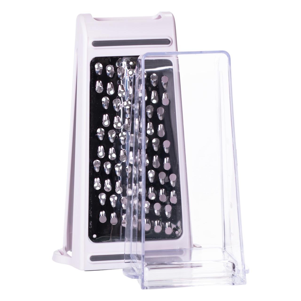 Терка двусторонняя с пластиковым контейнером 11х8х22 см (HP-8-4) - фото 8 Терка двусторонняя с пластиковым контейнером 11х8х22 см (HP-8-4) - фото 8