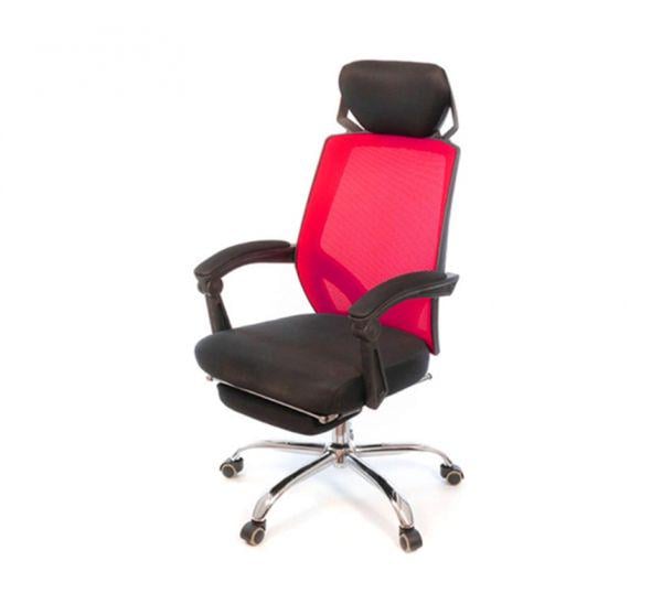 Кресло офисное АКЛАС Катран CH RL(L) Черный/Красный (1611369)