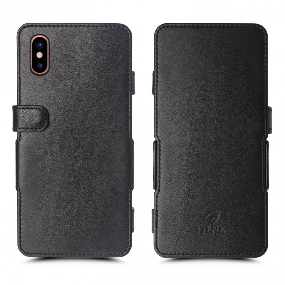 Чехол книжка Stenk Prime для Apple iPhone X / Xs Черный (58984)