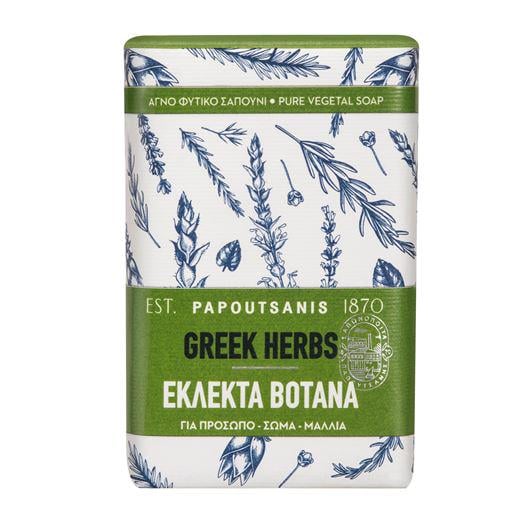 Мыло в коробке Papoutsanis Pure Soap Greek Herbs 150 г