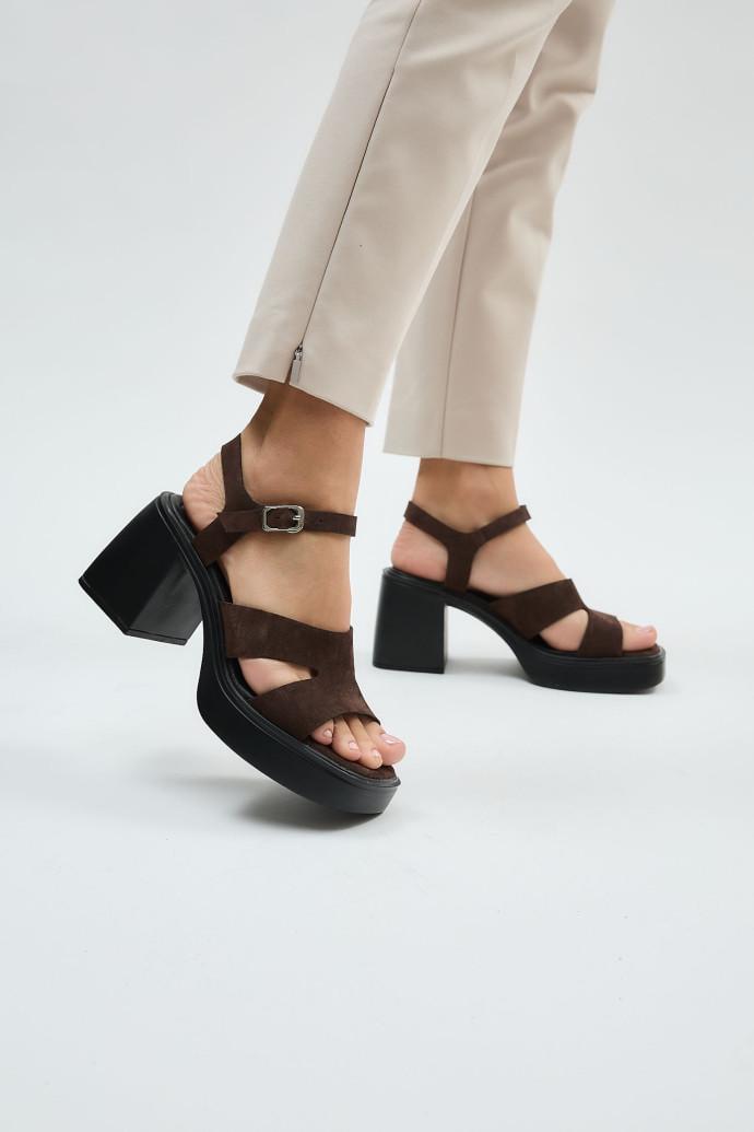 Босоножки женские LONZA 200428 р. 37 Коричневый (19835_37)