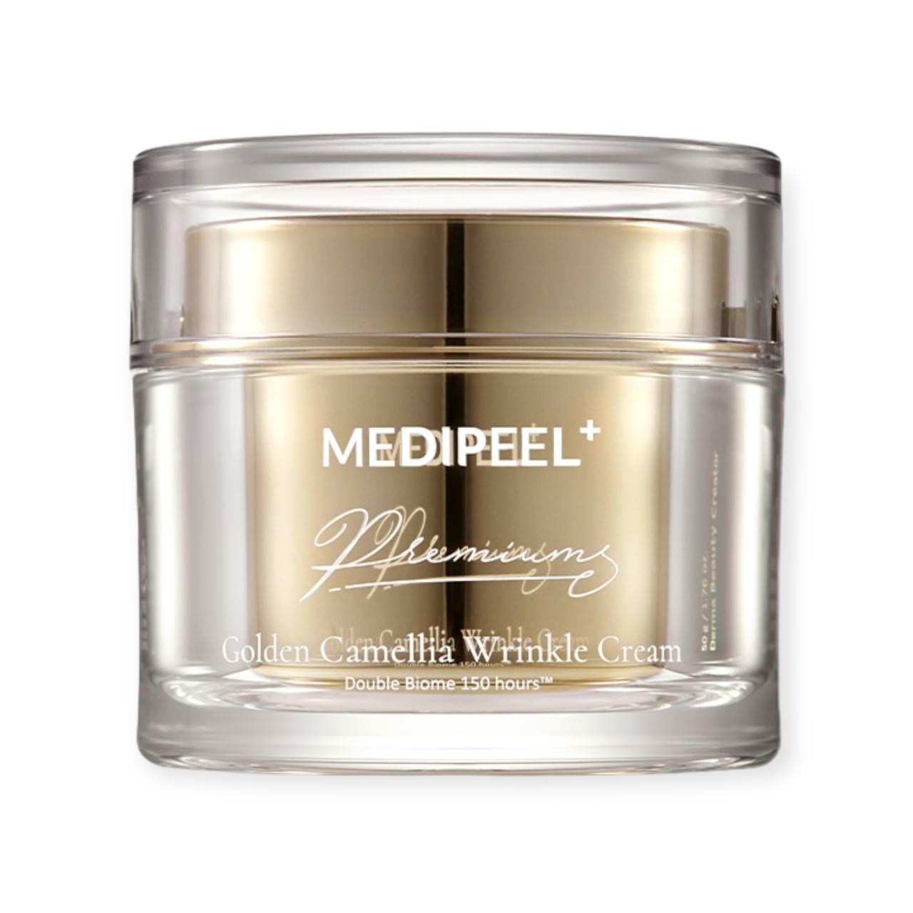 Крем для лица от морщин Premium Golden Camellia Wrinkle Cream Medi-Peel 50 ml (KT0093) - фото 1