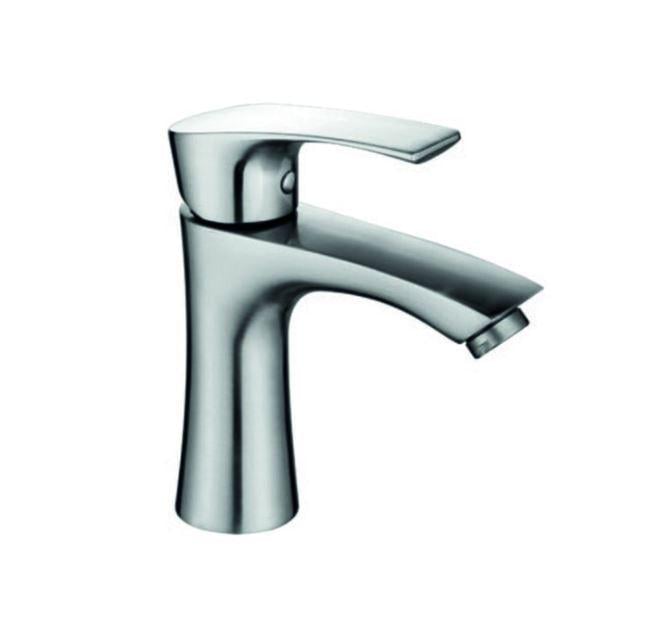 Смеситель для умывальника Zerix JAX-001 нержавеющая сталь SUS304 (ZX4844)