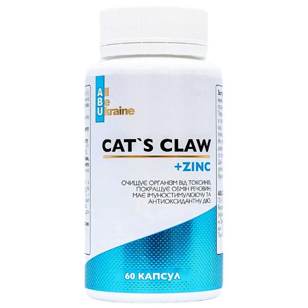 Кошачий коготь All be Ukraine Cat's Claw/zink 60 капс.
