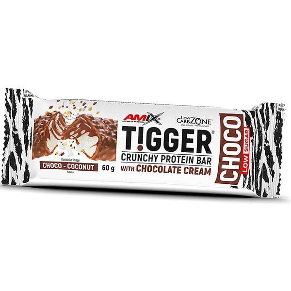 Батончик протеиновый низкоуглеводный Amix Nutrition TiggerZero Choco Protein Bar 60 г Шоколад-кокос (14135004)