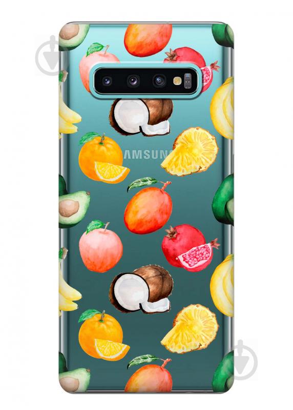 Чехол iSwag для Samsung Galaxy S10 Фрукты (H394) Чехол iSwag для Samsung Galaxy S10 Фрукты (H394)