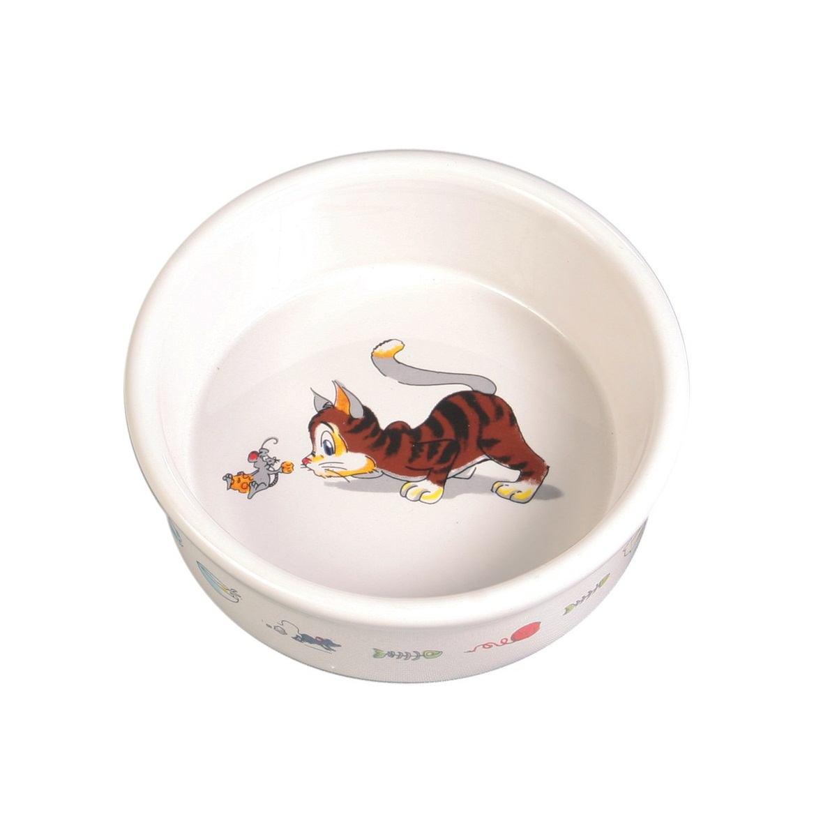 Миска для котов Trixie керамическая 11,5 см Бежевый (4007)