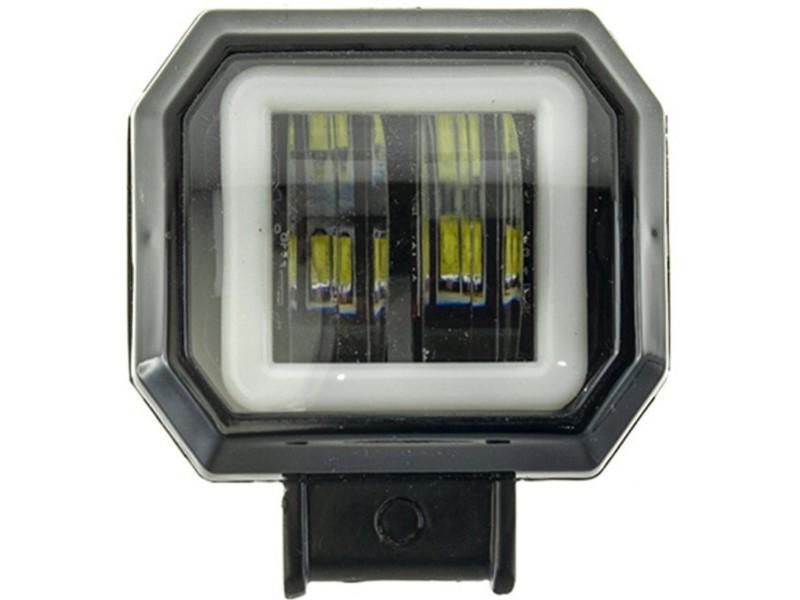 Фари додаткові LED Cyclone WL-F5 20 W/Ring V2 дальній