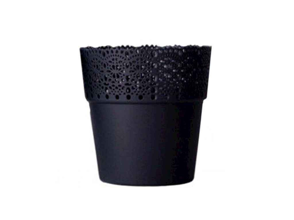 Горщик для квітів Lamela 800 мл Белла 145 Антрацит (798233) - фото 1 Горщик для квітів Lamela 800 мл Белла 145 Антрацит (798233) - фото 1