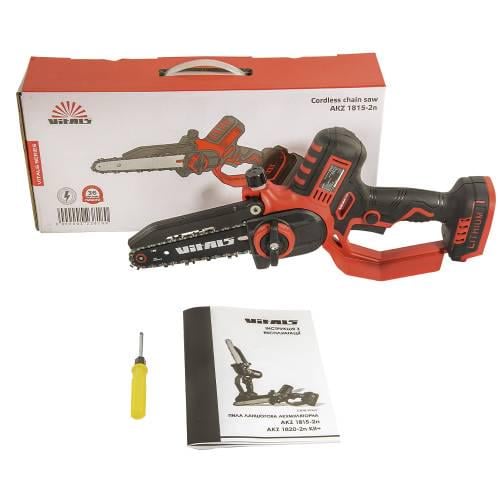 Пила ланцюгова акумуляторна Vitals AKZ 1815-2n (223818) - фото 9 Пила ланцюгова акумуляторна Vitals AKZ 1815-2n (223818) - фото 9