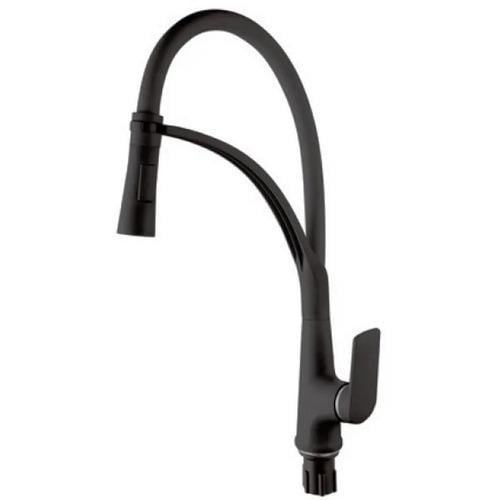Смеситель для кухни PLAMIX Lucas PM0717 с гибким изливом Черный (250105)