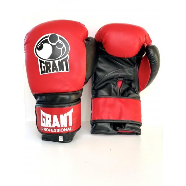 Перчатки бокс Lev Sport GRANT кожа 16 унций Красный/Черный Перчатки бокс Lev Sport GRANT кожа 16 унций Красный/Черный