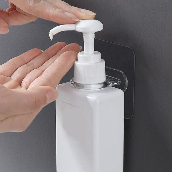 Держатель настенный круглый на самоклеящейся основе для ванной кухни без сверления стен 4 шт. - фото 8