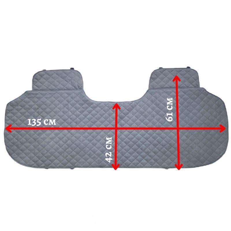 Накидка на сиденье автомобиля эко-замша Черный задний диван без спинок (771) - фото 5 Накидка на сиденье автомобиля эко-замша Черный задний диван без спинок (771) - фото 5