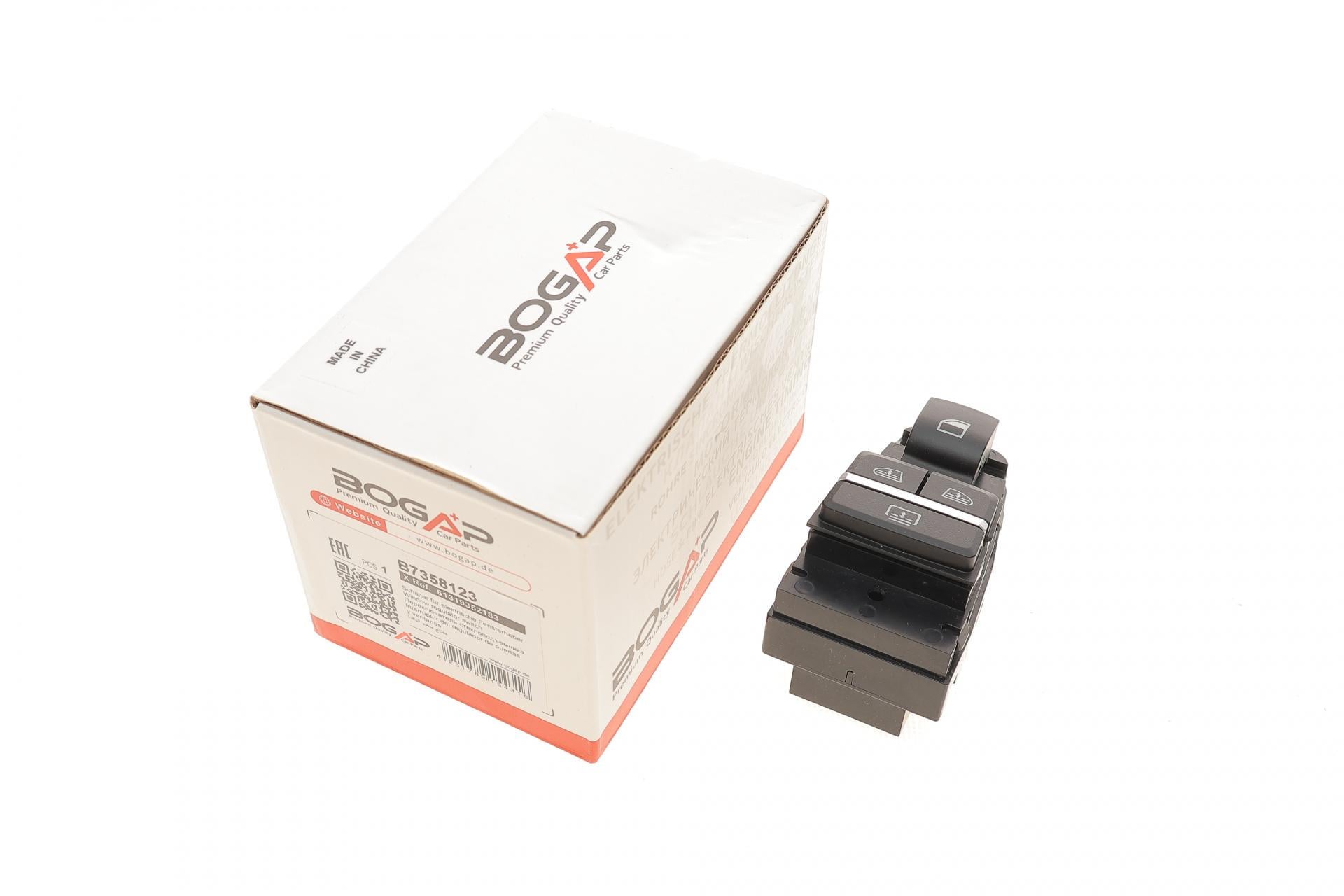 Кнопка стеклоподъемника BOGAP L BMW 5 F10/7 F01-F04 09-16 N20/N47/N52/N55/N57/N63 (B7358123)
