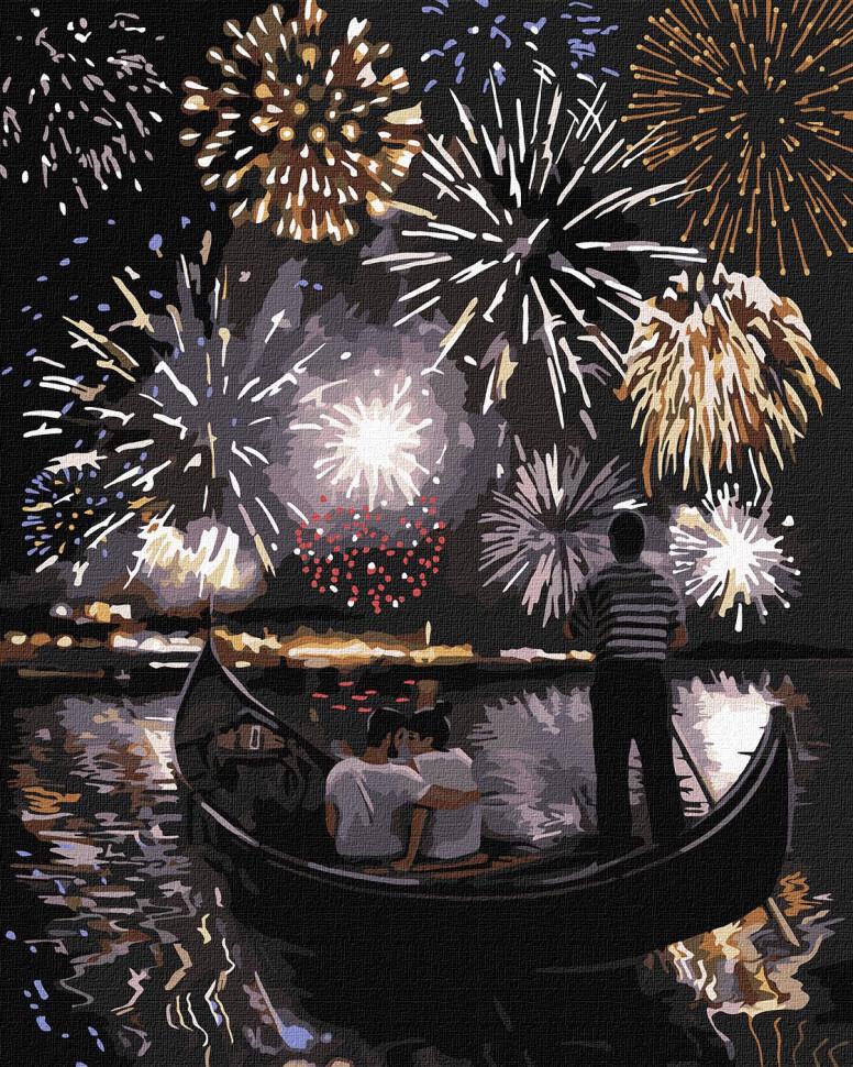 Картина по номерам Ідейка Романтическая Венеция 40x50 см (KHO4850)